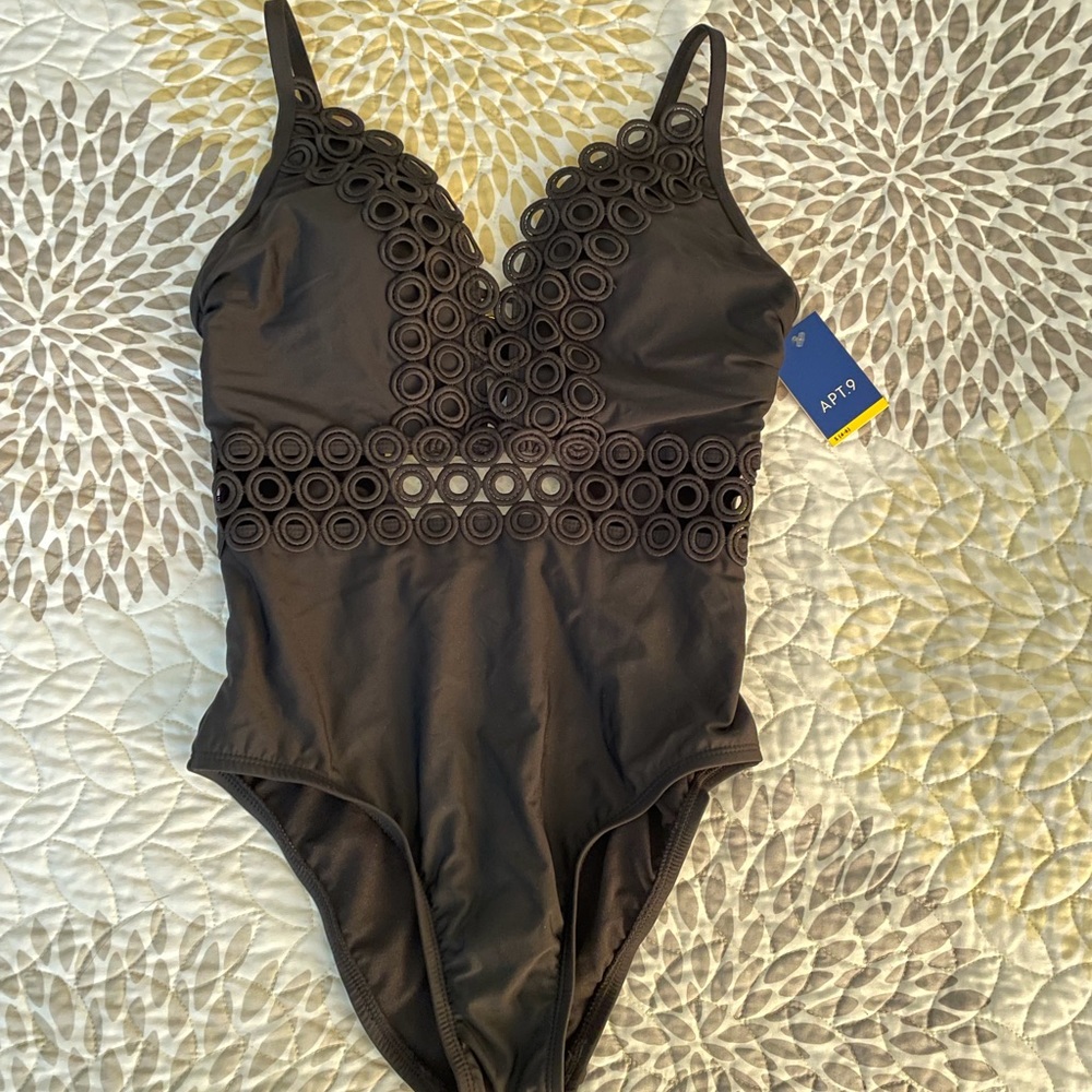 NWT black one piece swimsuit